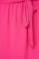 Rochie din georgette roz scurta in clos cu elastic in talie si cordon detasabil - Lady Pandora 5 - StarShinerS.ro