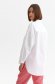 White women`s shirt cotton loose fit with pockets 3 - StarShinerS.com