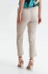 Cream trousers with pockets conical linen 3 - StarShinerS.com