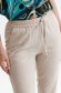 Cream trousers with pockets conical linen 5 - StarShinerS.com