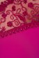 Rochie fuchsia eleganta midi in clos din stofa elastica cu broderie si perle 5 - StarShinerS.ro